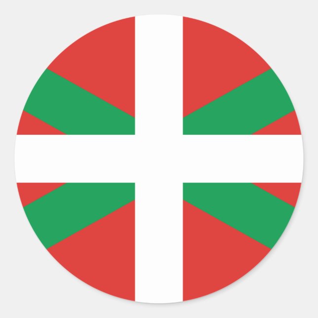 Flag of the Basque Country  Sticker (Front)