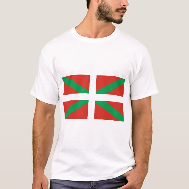 Flag of the Basque Country T-Shirt (Front)