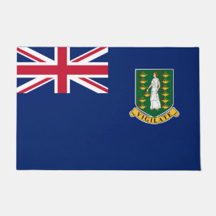 Flag of the British Virgin Islands (BVI) Doormat