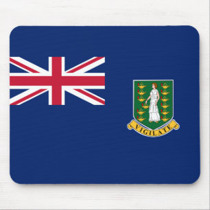 Flag of the British Virgin Islands (BVI) Mouse Pad