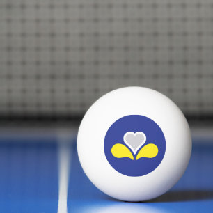 Flag of the Brussels-Capital Region, Belgium Ping Pong Ball