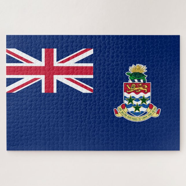 Flag of the Cayman Islands Jigsaw Puzzle (Horizontal)