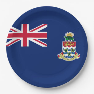 Flag of the Cayman Islands Paper Plate