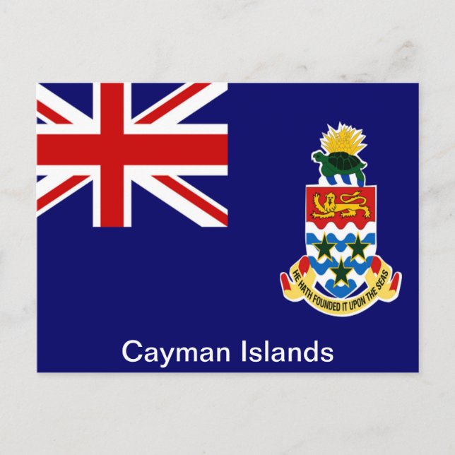 Flag of the Cayman Islands Postcard (Front)