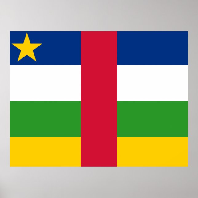 Flag of the Central African Republic Poster (Front)