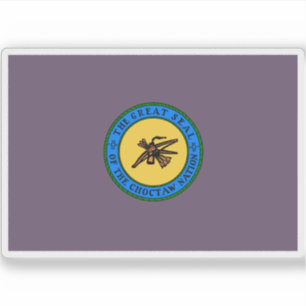 Flag of the Choctaw nation and tribe, USA
