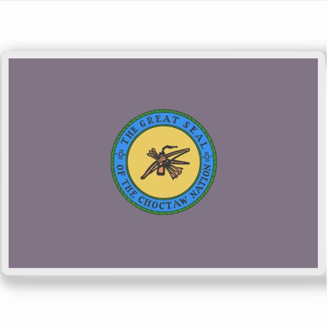 Flag of the Choctaw nation and tribe, USA (Front)