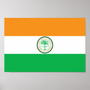 Flag of the city of Miami  Poster