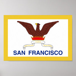 Flag of the city of San Francisco  Poster