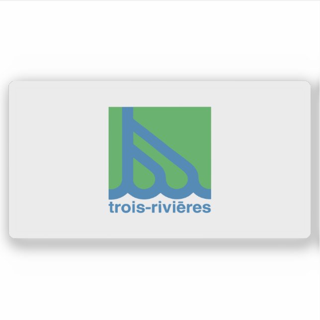 Flag of the city of Trois-Rivières, Quebec, Canada (Front)