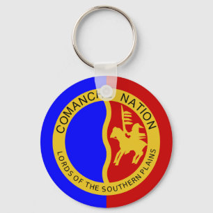 Flag of the Comanche Nation Key Ring