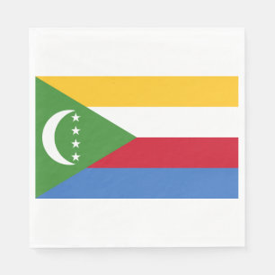 Flag of the Comoros Napkin