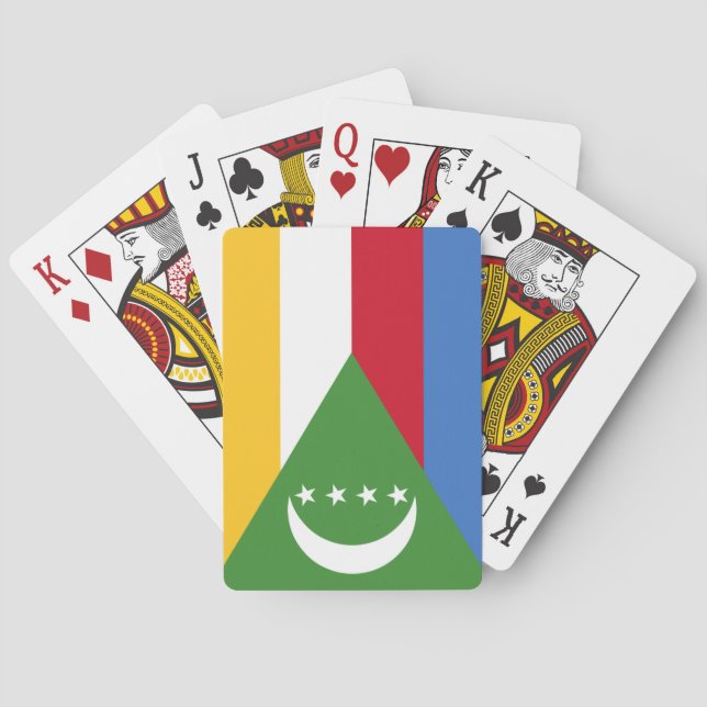 Flag of the Comoros Playing Cards (Back)