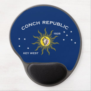 Flag of the Conch Republic, Flag of Key West Gel Mouse Pad