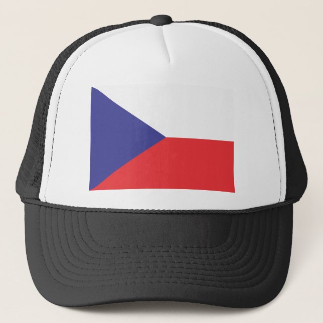 Flag of The Czech Republic Trucker Hat (Front)
