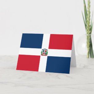 Flag of the Dominican Republic Card