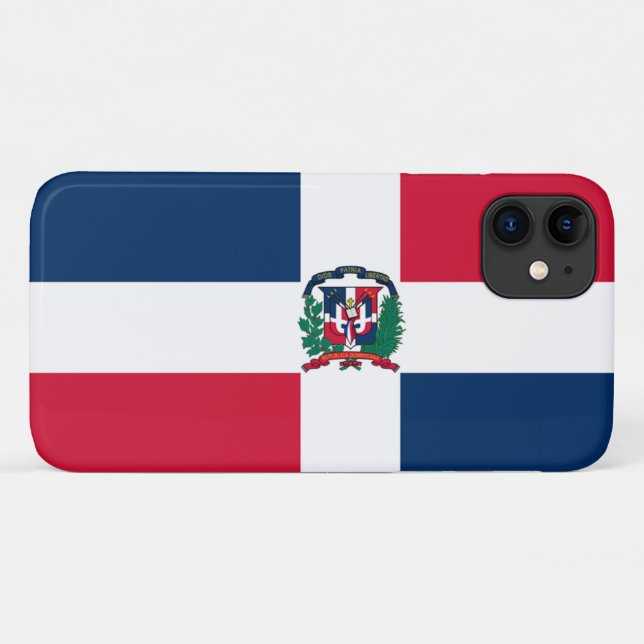 Flag of the Dominican Republic Case-Mate iPhone Case (Back (Horizontal))