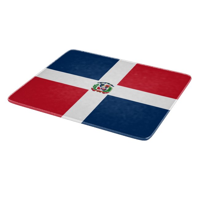 Flag of the Dominican Republic Cutting Board (Corner)