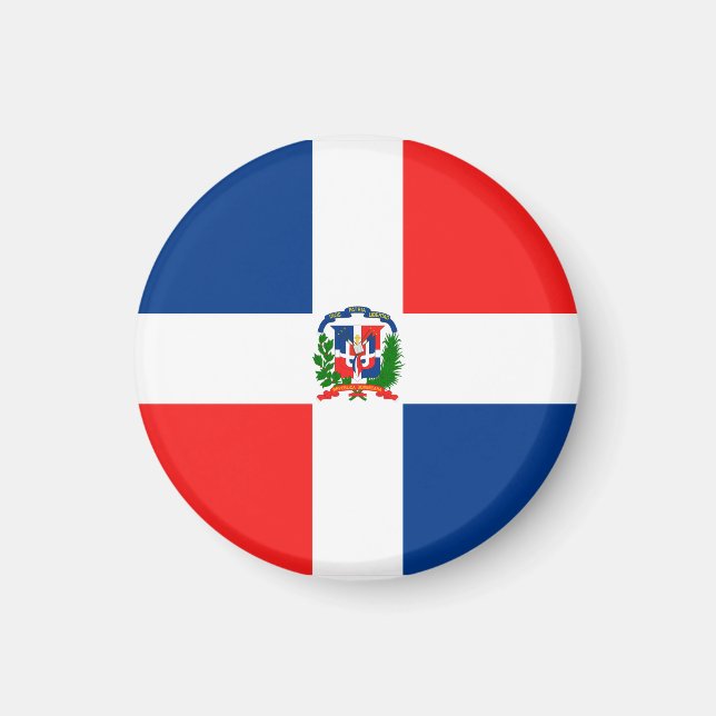 Flag of the Dominican Republic Magnet (Front)