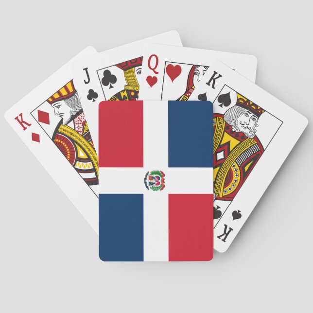 Flag of the Dominican Republic Playing Cards (Back)