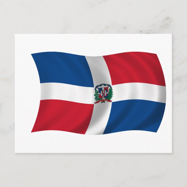 Flag of the Dominican Republic Postcard (Front)