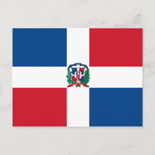 Flag of the Dominican Republic Postcard