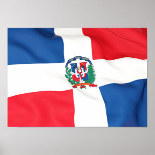 Flag of the Dominican Republic Poster