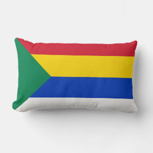 Flag of the Druze Religion Lumbar Cushion