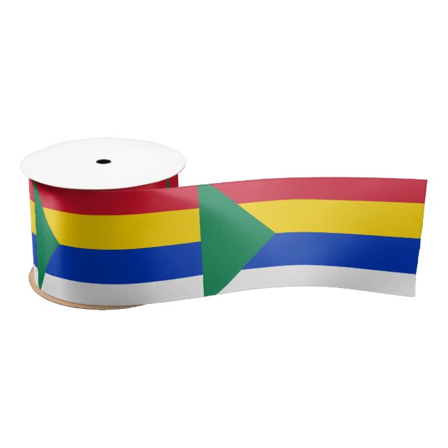Flag of the Druze Religion Satin Ribbon (Spool)