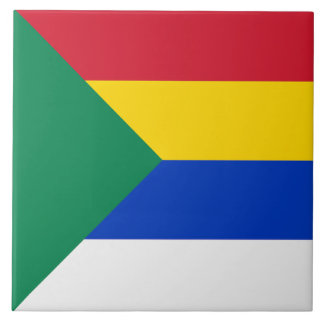 Flag of the Druze Religious Faith Ceramic Tile