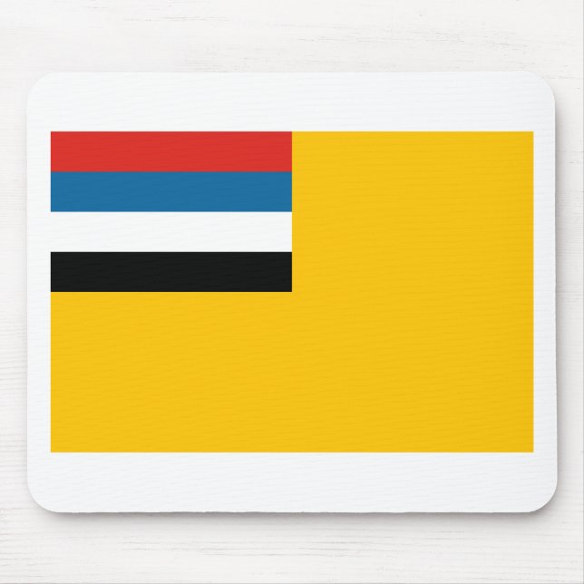 Flag of the Empire of Manchukuo 滿洲國; 满洲国; 滿洲国 Mouse Pad (Front)