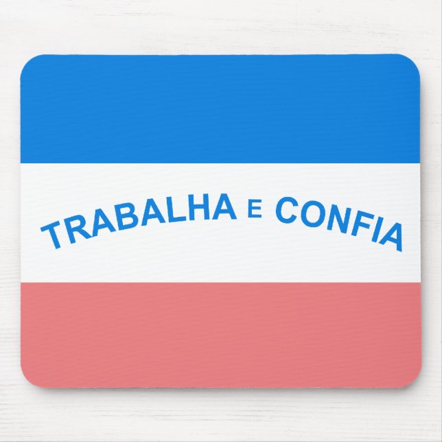 Flag of the Espirito Santo Brazil Mouse Pad (Front)