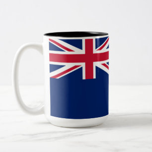 Flag of the Falkland Islands (British Territory) Two-Tone Coffee Mug