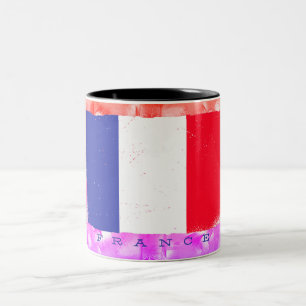 Flag of the French Republic Two-Tone Coffee Mug