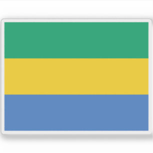 Flag of the Gabonese Republic (Gabon)