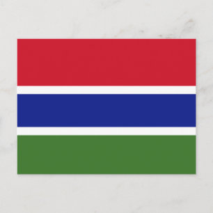 Flag of the Gambia Postcard
