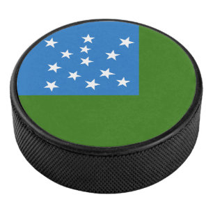 Flag of the Green Mountain Boys Hockey Puck