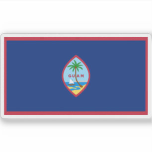 Flag of the Guam island territory, USA