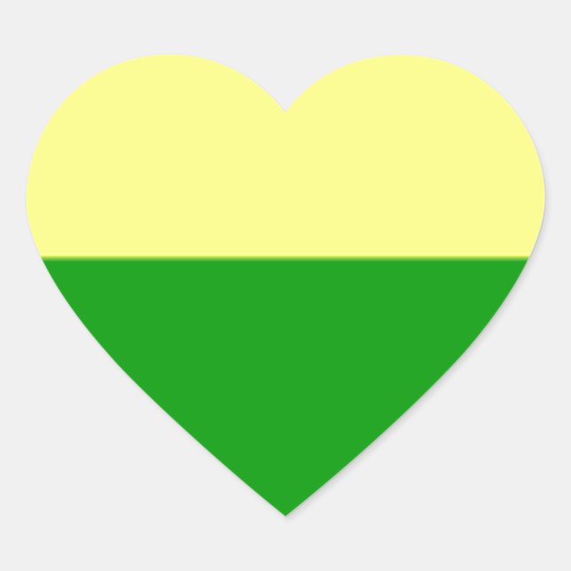 Flag of The Hague Heart Sticker (Front)
