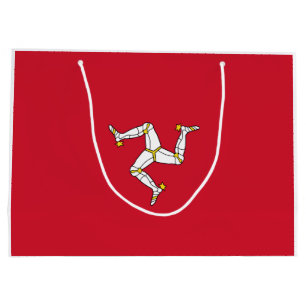 Flag of the Isle of Man Large Gift Bag