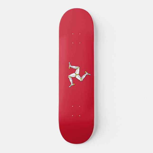 Flag of the Isle of Man Skateboard (Front)