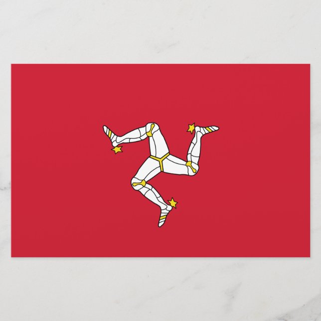 Flag of the Isle of Man Stationery (Front)