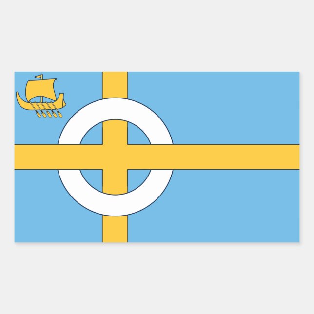 Flag of the Isle of Skye, SCOTLAND Rectangular Sticker (Front)