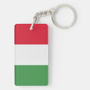 Flag of the Italy Key Ring