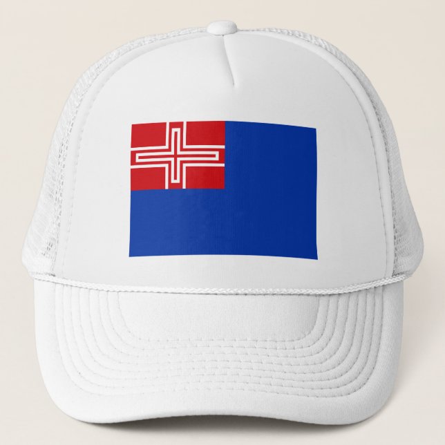 Flag of the Kingdom of Sardinia (1816-1848) Trucker Hat (Front)