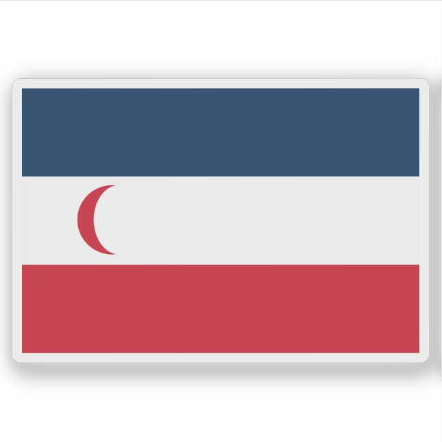 Flag of the Madagascar Protectorate (1885-1896) (Front)