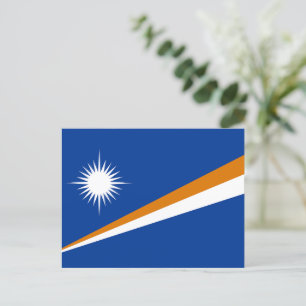 Flag of the Marshall Islands Postcard