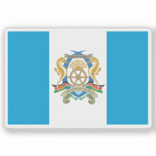 Flag of the Mombasa County, the Republic of Kenya