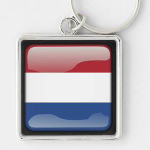 Flag of the Netherlands Key Ring
