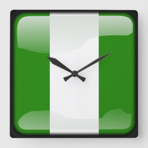Flag of the Norfolk Island Square Wall Clock